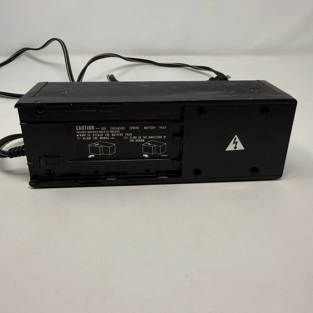 Zenith UNTESTED VAC 420 AC Power Supply Battery Charger 9.6V 1.2A Vintage Video